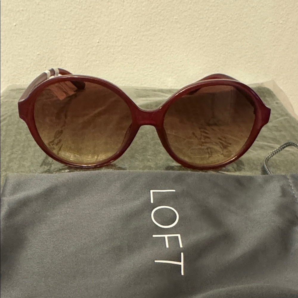 - NWT Loft Round sunglasses.